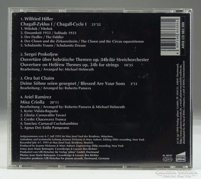 0S846 Giora Feidman : Concert For The Klezmer CD