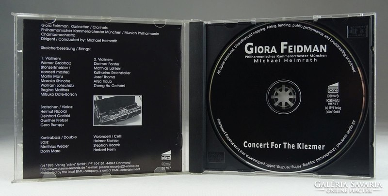 0S846 Giora Feidman : Concert For The Klezmer CD