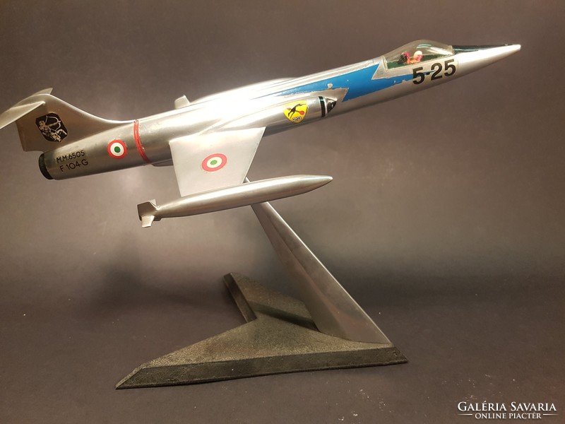 Lockheed - Starfighter fém F-104 F104 F 104 vadászrepülő modell