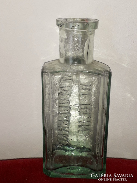 Antik német üvegpalak C.MMÜLLER&CO BERLIN.