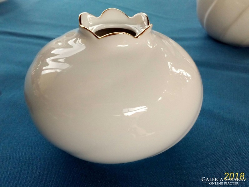 Freiberger beautiful porcelain candle holder / vase 8.5 cm high