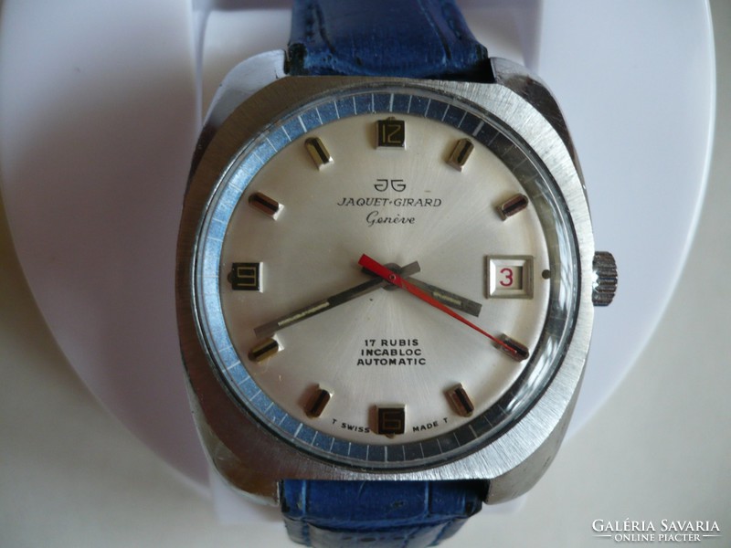 Jaquet Girard Genéve Automatic egy gyönyörű és nagyon ritka automata óra az 1970-es évekből