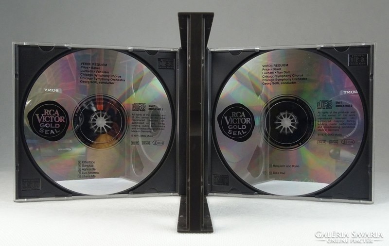 0T053 Giuseppe Verdi : Requiem CD 2 db