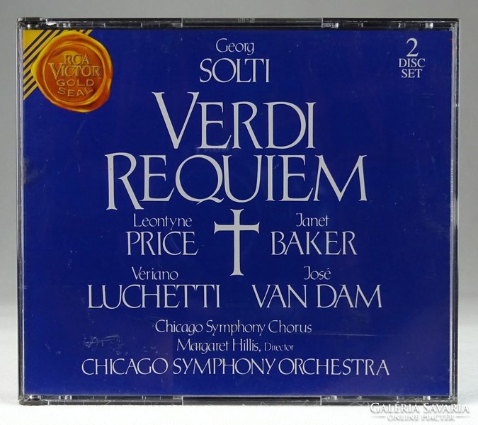 0T053 Giuseppe Verdi : Requiem CD 2 db