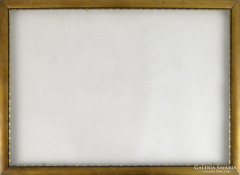 0T161 Régi vágható aranyozott képkeret 30 x 40 cm