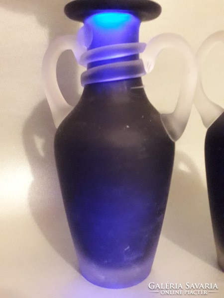Handcrafted glass amphora amphora vase available at least two pieces each