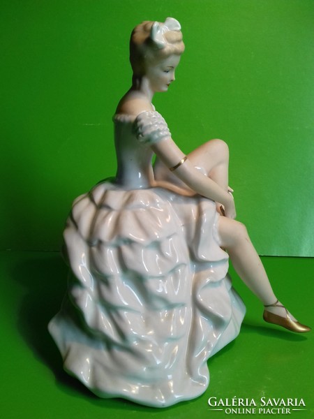 Wallendorf porcelán balerina eredeti jelzett hibátlan