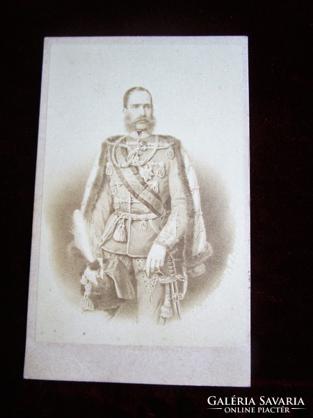 1867 Ferenc József császár király eredeti CVD FOTÓ FÉNYKÉP HABSBURG OSZTRÁK MAGYAR MONARCHIA