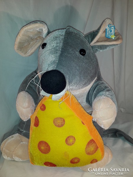 The price is now on sale! Marked stelly giant mouse with cheese 70 cm belly circumference plush for graduation cuteness