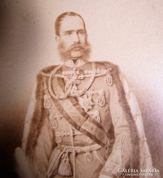 1867 Ferenc József császár király eredeti CVD FOTÓ FÉNYKÉP HABSBURG OSZTRÁK MAGYAR MONARCHIA