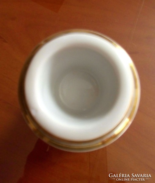 Porcelain candle holder 13.5 cm high