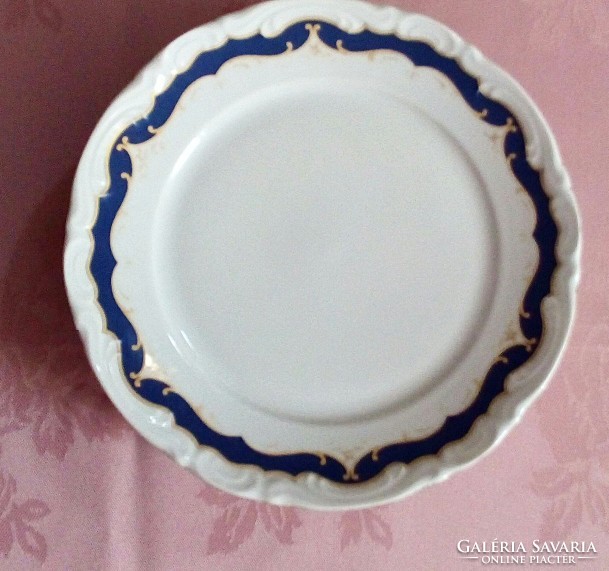 5 German porcelain cake plates, 20 cm in diameter