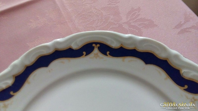 5 German porcelain cake plates, 20 cm in diameter