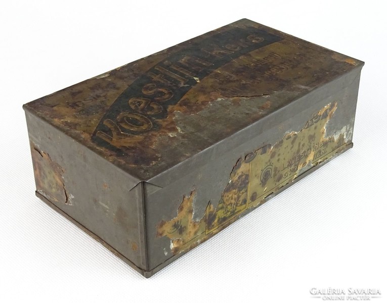 0T401 Antik Koestlin-keks kekszes pléh doboz