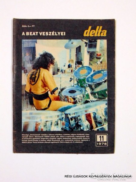 1975 október  /  delta  /  SZÜLETÉSNAPRA RÉGI EREDETI ÚJSÁG Szs.:  7658