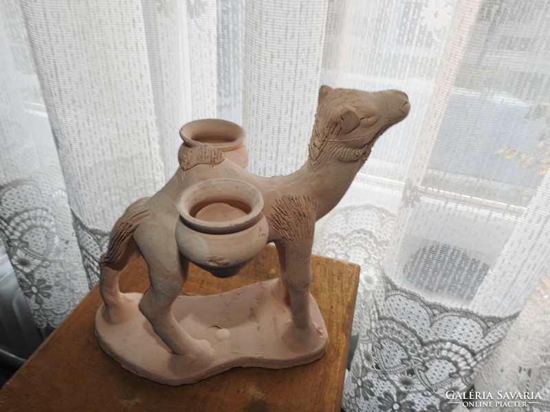 Tile water-carrying camel - handmade