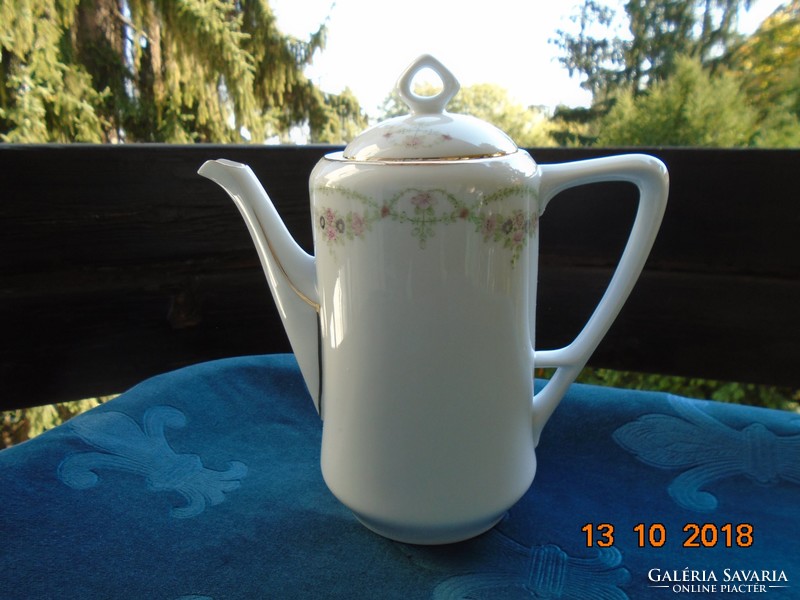1899 Eichwald Hand Numbered Art Nouveau Garland Tea Pourer