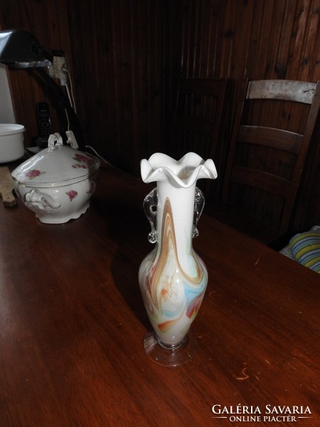 Glass product - Murano style, - rainbow glass vase