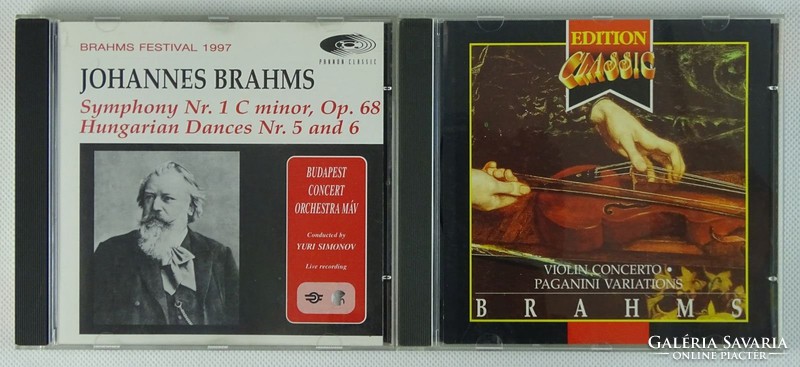 0T472 Johannes Brahms CD 2 db