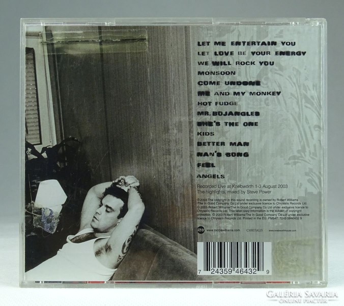 0T522 Robbie Williams : Live Summer 2003 CD