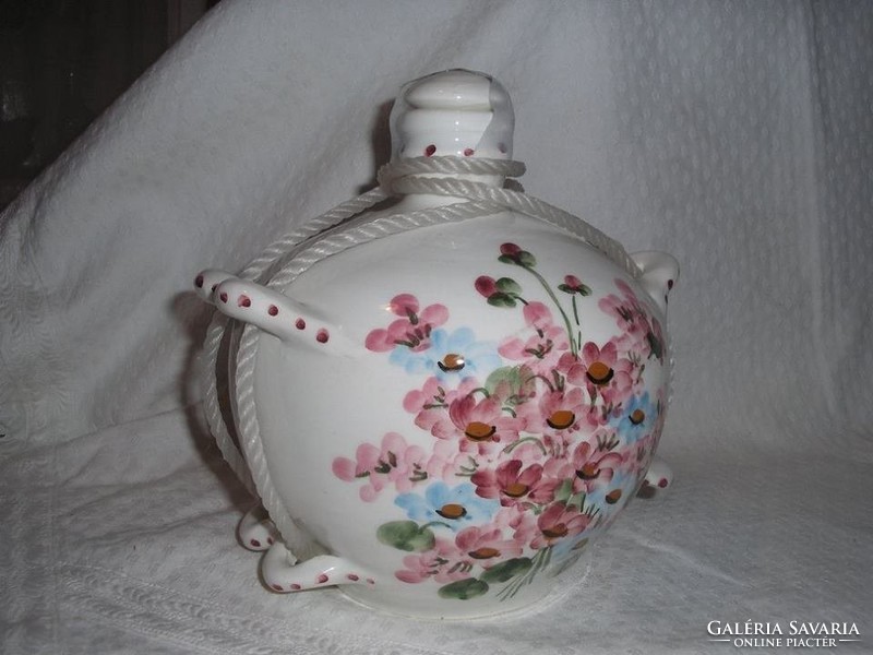 Small - hand painted 7.5 dl beautiful - ceramic - Austrian flawless