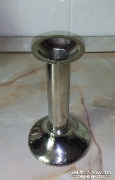 Metal candle holder, 16 cm high