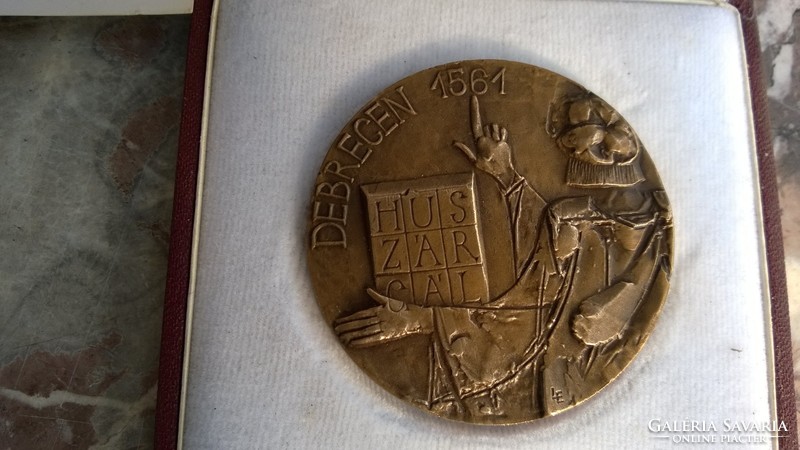 Mark in Debrecen 1561 Hussar bronze plaque