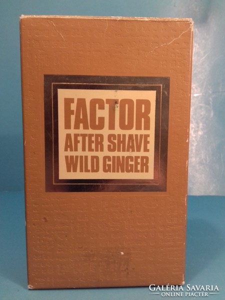 Vintage eredeti ritka Factor after shave wild ginger illatszer kölni borotválkozás utáni