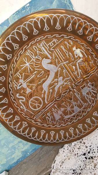 Large copper tray/wall plate