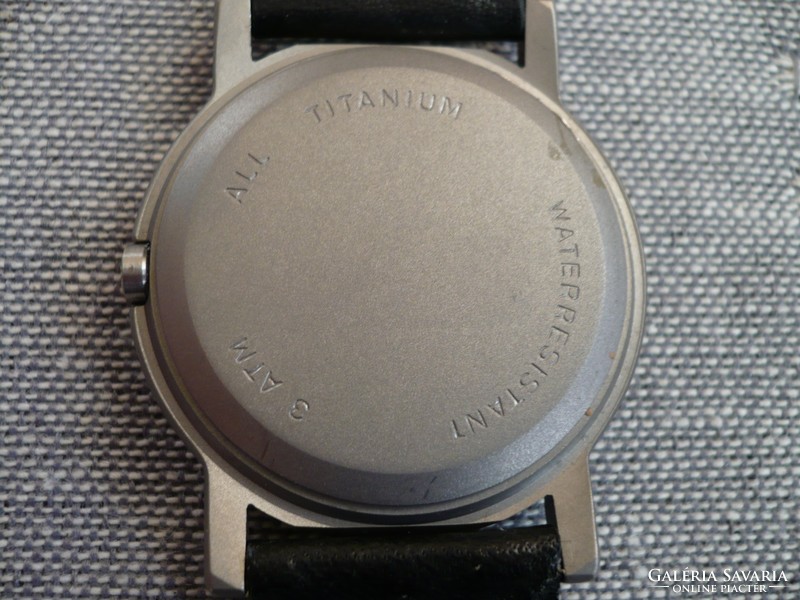 Polaris quartz fabric, made of titanium, unisex watch