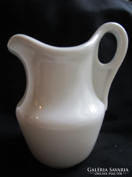 Art deco coffee house relic, pouring pitcher, double thick-walled thick-walled porcelain