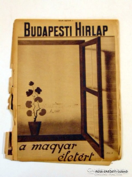 1934 április 1  /  BUDAPESTI HIRLAP  /  SZÜLETÉSNAPRA RÉGI EREDETI ÚJSÁG Szs.:  6724