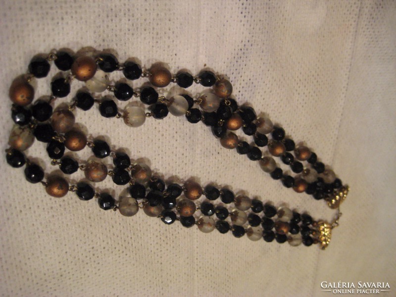 Necklace, old three rows