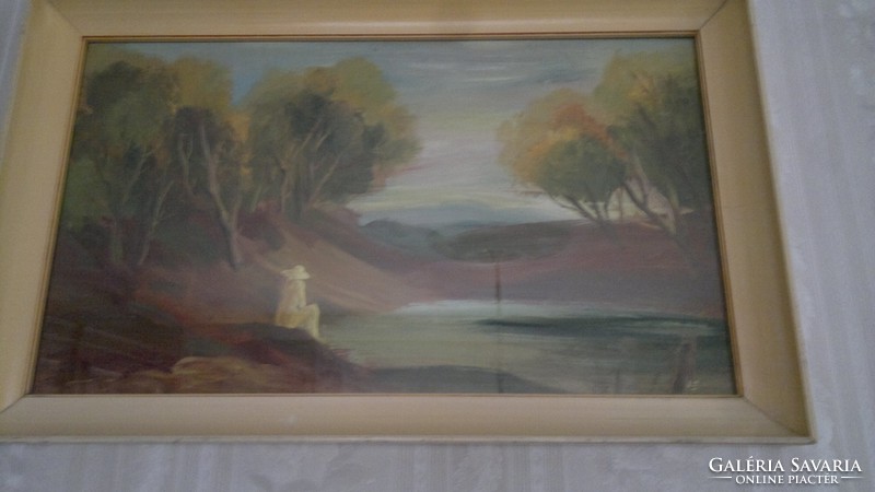 Hévízi Éva képcsarnokos festménye