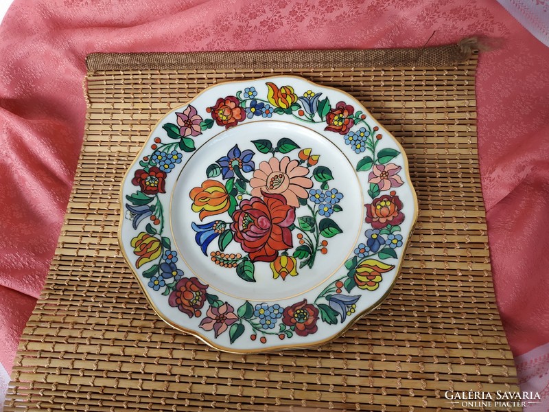 Bohemia kézzel festett porcelán tányér