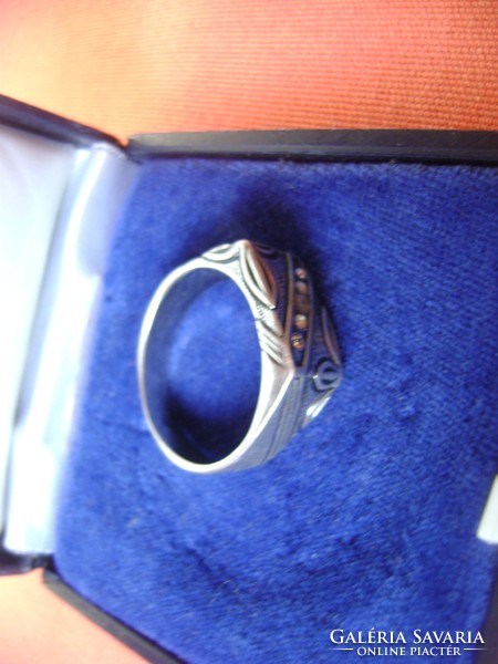 Ezüst nagyméretű pecsétgyűrű