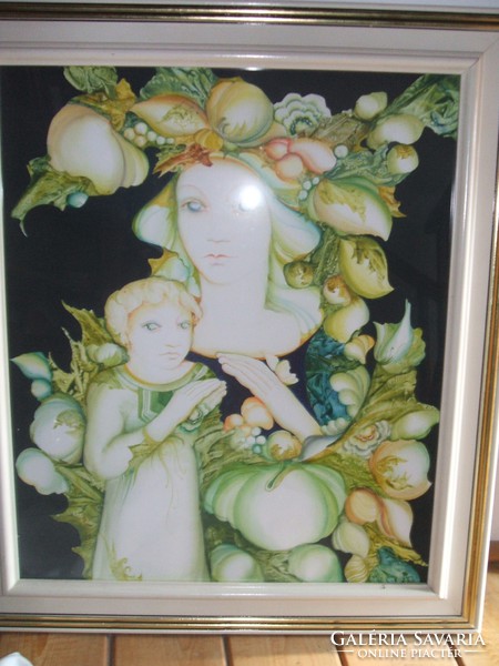 Markó Erzsébet  Anya gyermekével