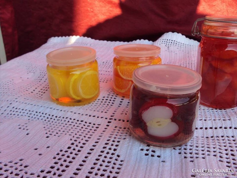 Candle - special - jelly scented candles - patterned jam 3 dl