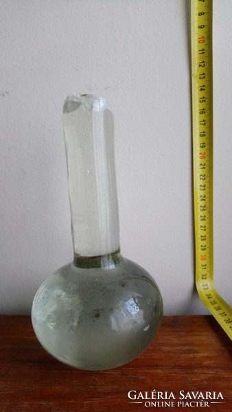 Frosted glass mortar (canvas trowel?)