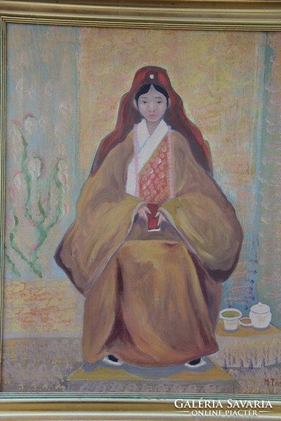 M.T. szignóval - Keleti hölgy
