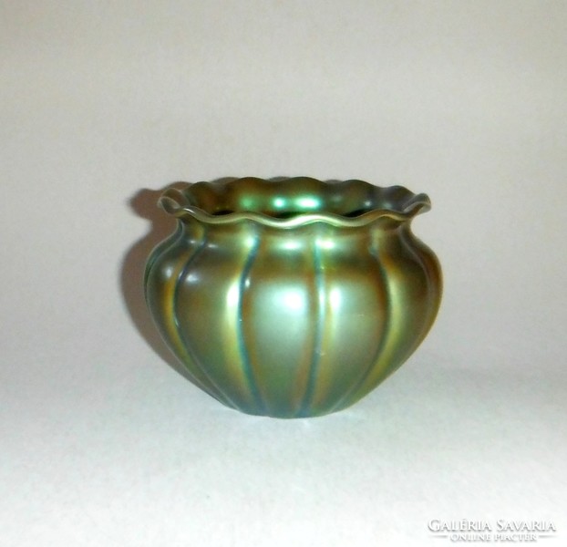 Zsolnay eozin porcelain bowl