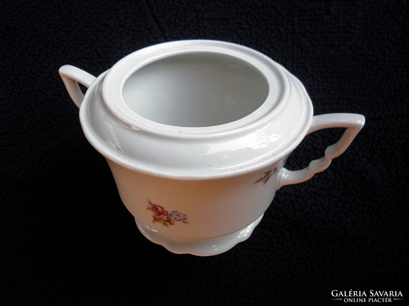 Zsolnay sugar bowl with elbow tabs