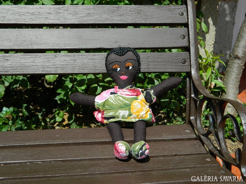 Negro rag doll - textile craftsman doll