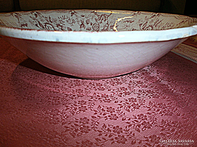 Ironstone, English, deep serving bowl