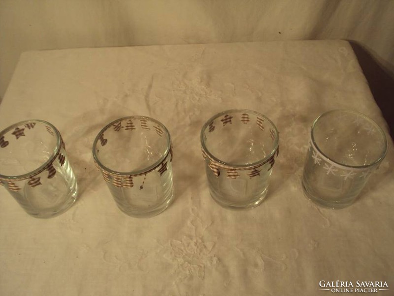 Candle holder - new - glass - half liter - perfect