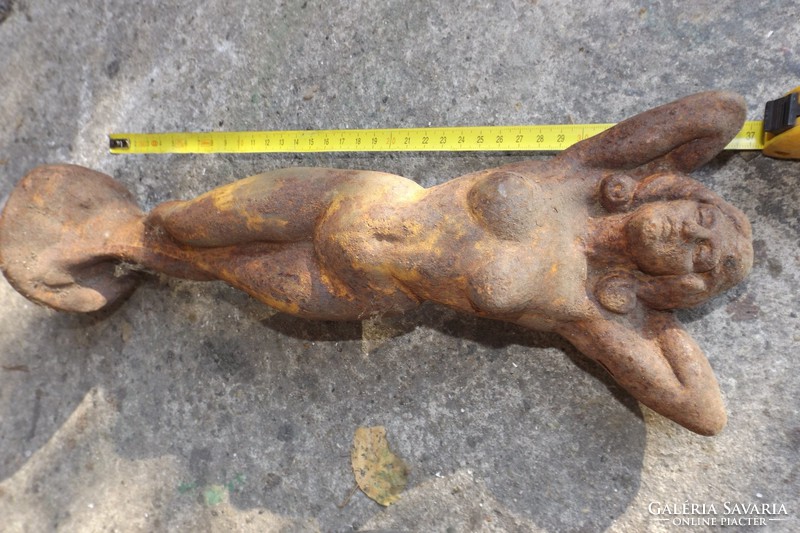 Nice large maugs Gyula work 38cm nude iron statue lady cast iron