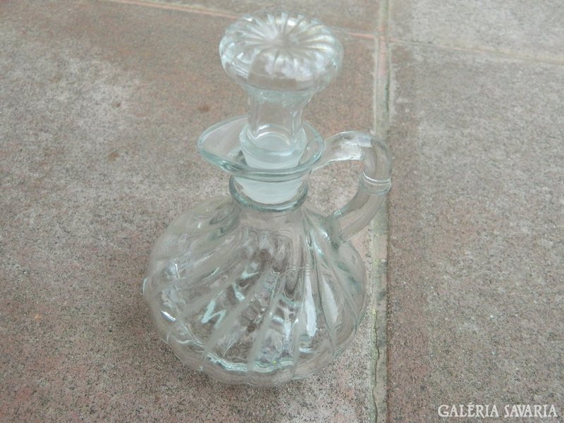 Német STOHA antik  asztali üveg ecetartó