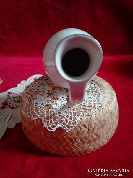 Lippelsdorf német porcelán füles kancsó, kiöntő