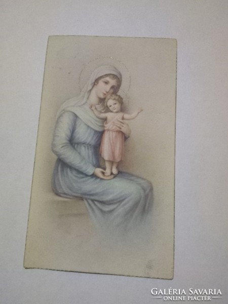 Antik  Mária kegykép imakönyvbe 1942.