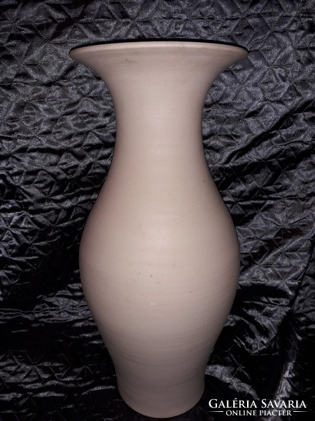 CSAK ENNYIÉRT AKCIÓBAN! 51 cm Bod Éva PADLÓVÁZA egyedi minta testes pocakos nagy méretű kerámia váza